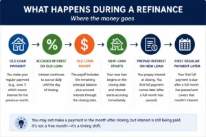 do you skip a payment when you refinance